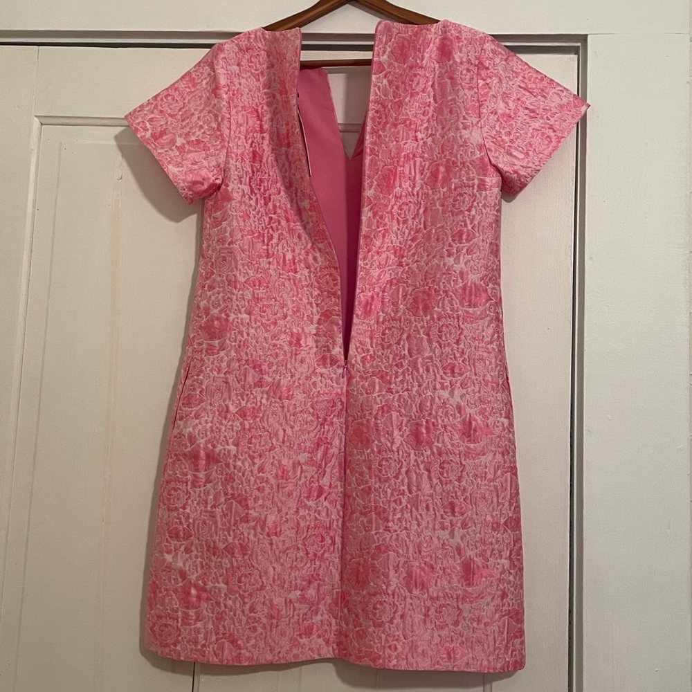 New Abbey Glass Lulus Pink Bubble Jacquard Dress size Small - Picture 10 of 14